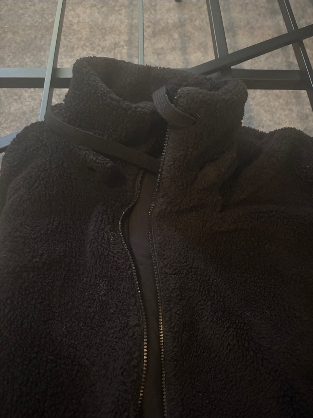 Women Black athleta xl Sherpa Fleece Jacket